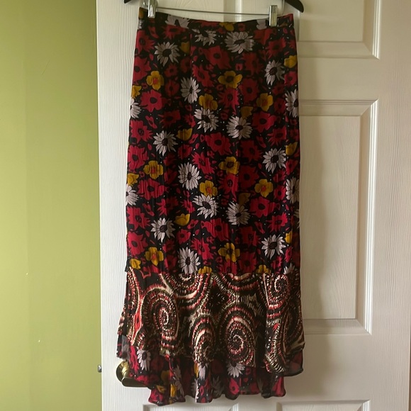 INDIRA | Floral Print Maxi Skirt Sz L - Picture 2 of 7